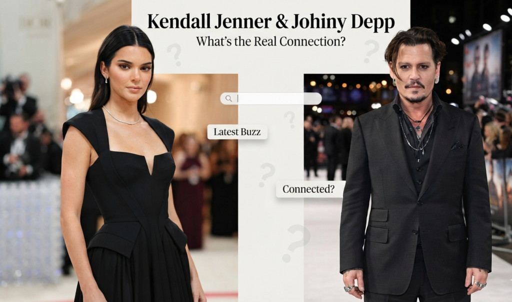 Kendall Jenner and Johnny Depp