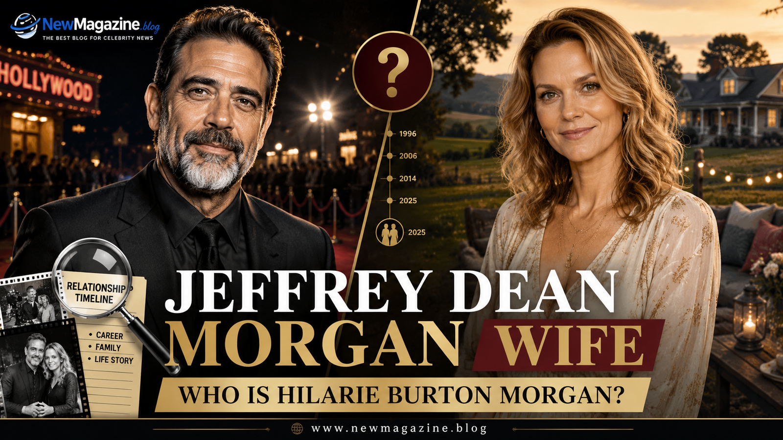 Celebrity Timeline jeffrey dean morgan wife