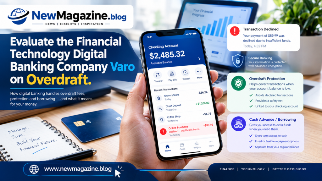 Evaluate the Financial Technology Digital Banking Company Varo on Overdraft