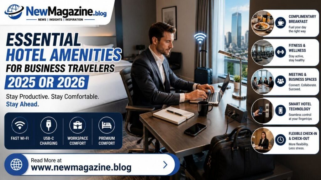 Essential Hotel Amenities for Business Travelers