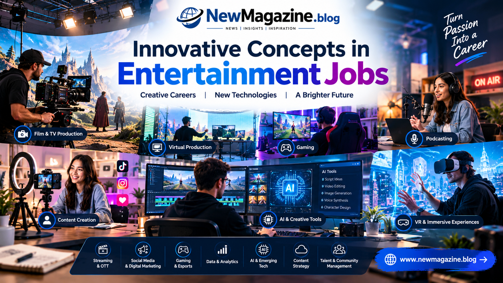 Innovative Concepts in Entertainment Jobs